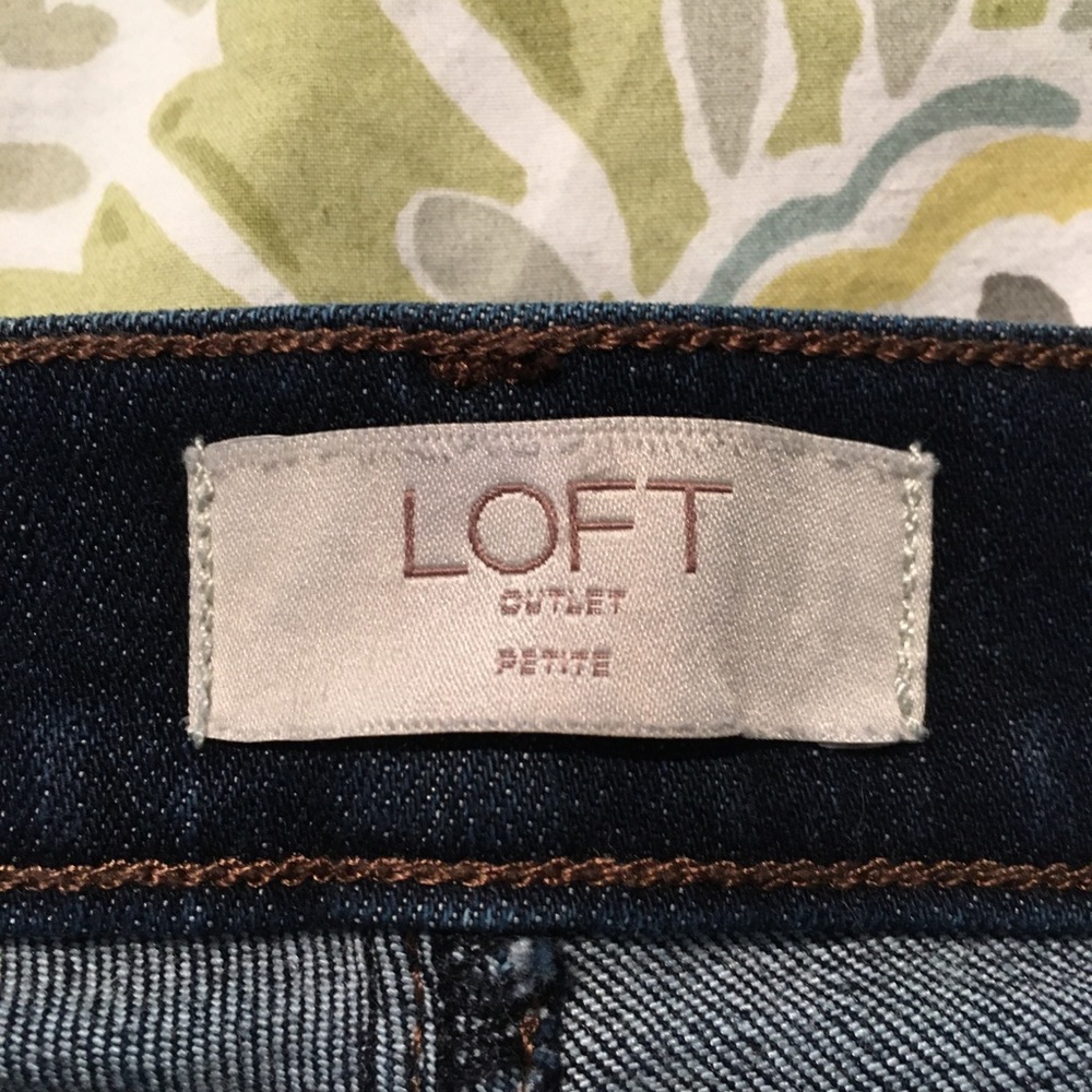 Loft Dark Wash Jeans - image 2
